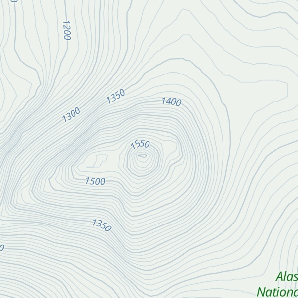 Map of Mount Kialagvik