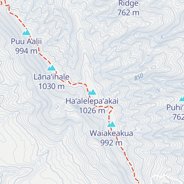 Map of Haʻalelepaʻakai