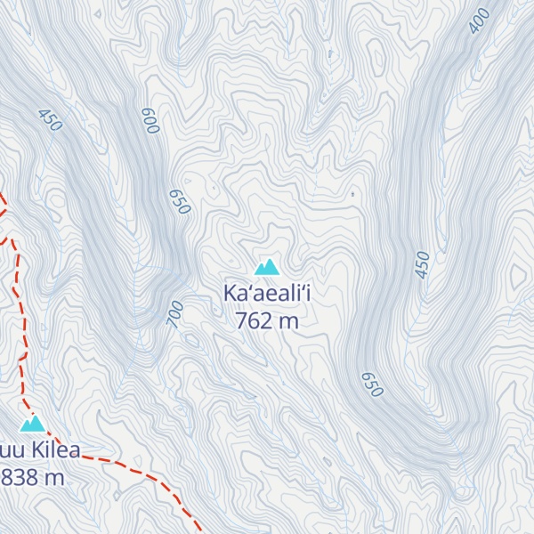 Map of Kaʻaealiʻi