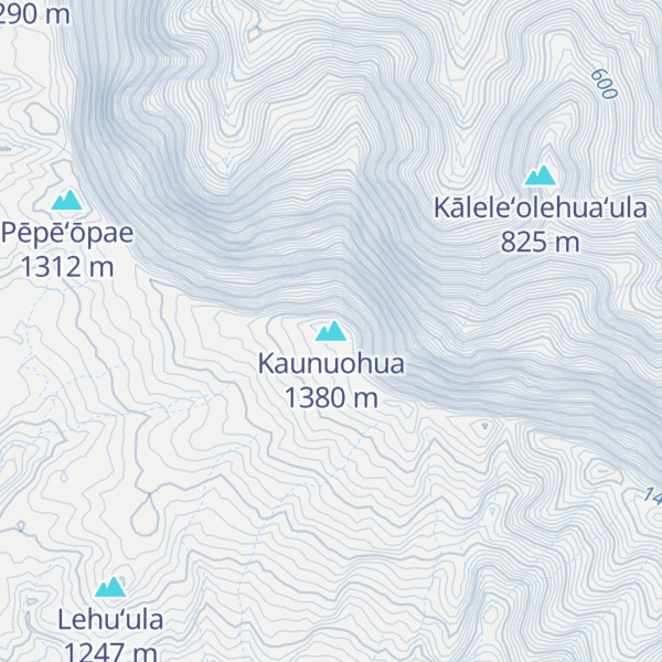 Map of Kaunuohua