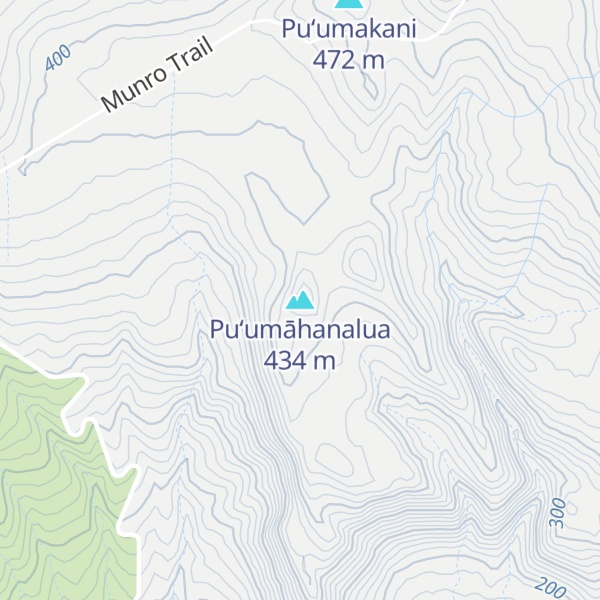 Map of Puʻumāhanalua