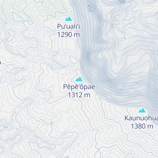 Map of Pēpēʻōpae