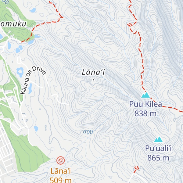 Map of Puʻunēnē