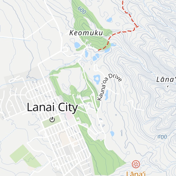 Map of Nīniniwai Hill