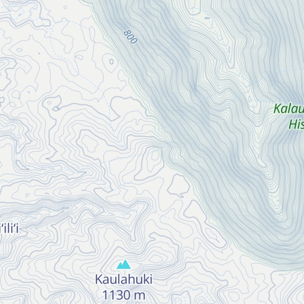 Map of Puʻukaeʻo