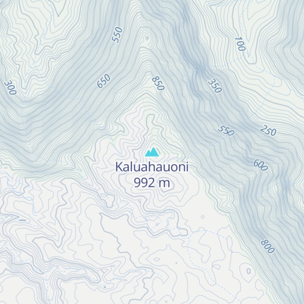 Map of Kaluahauoni