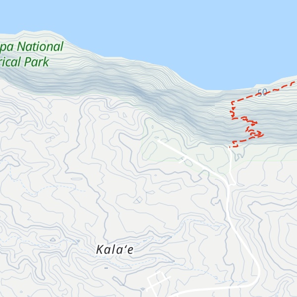 Map of Puʻulua