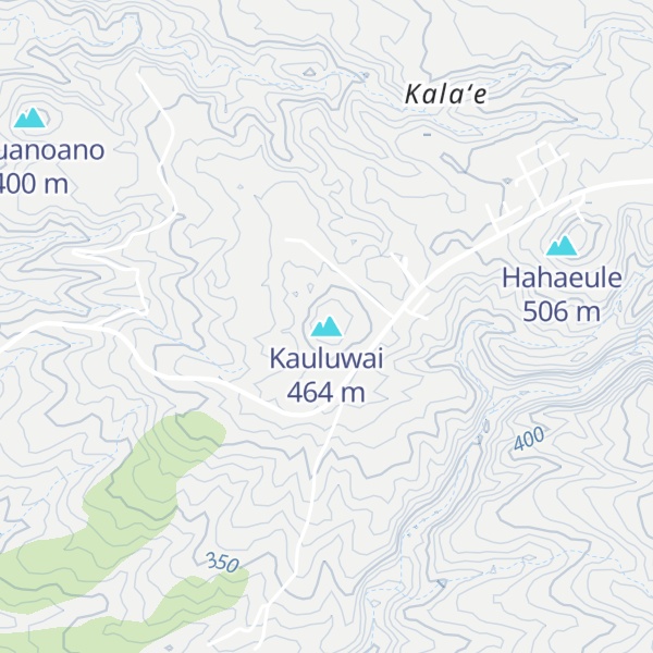 Map of Kauluwai