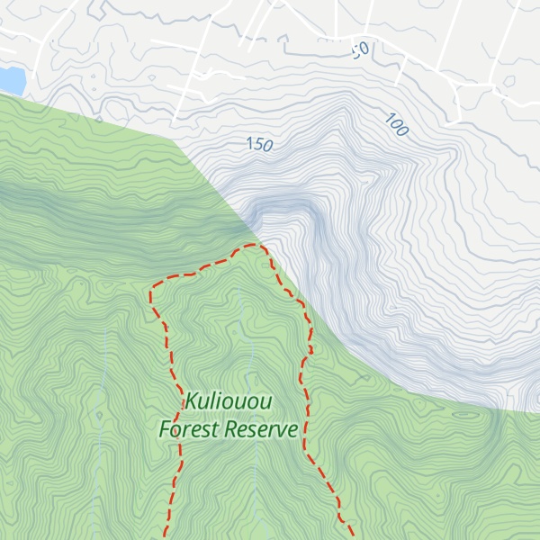 Map of Puʻuʻokona