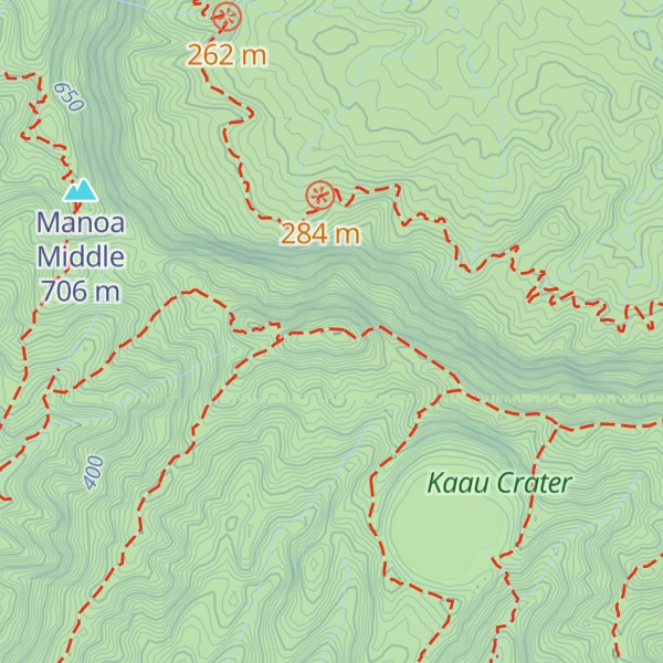 Map of Mount Olympus