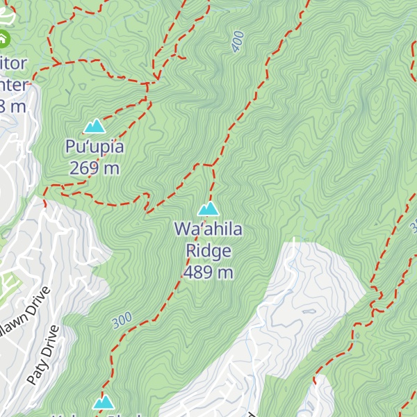Map of Wa‘ahila Ridge