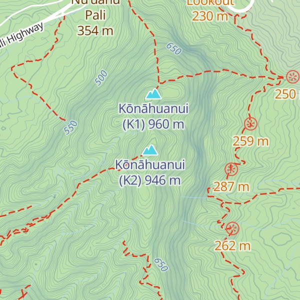 Map of Kōnāhuanui (K2)