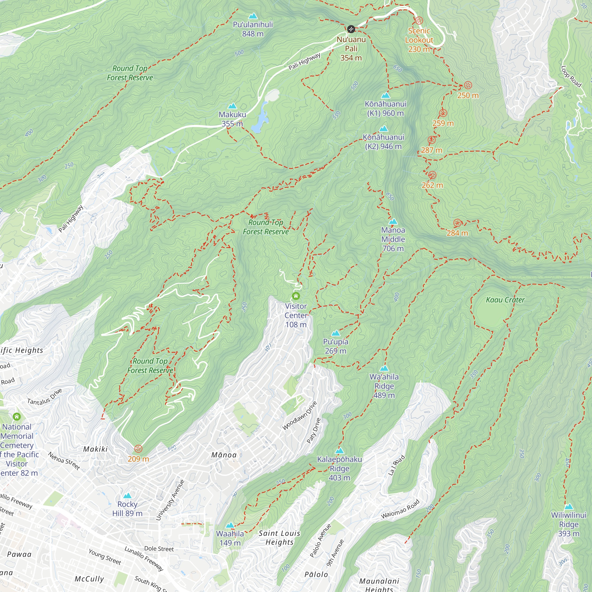 Visitor Center map