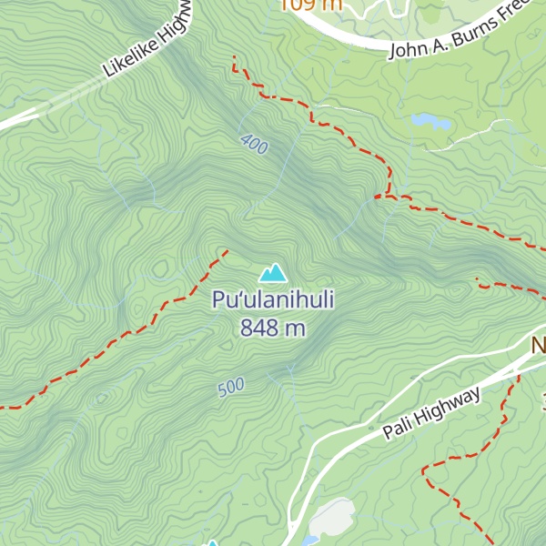 Map of Puʻulanihuli