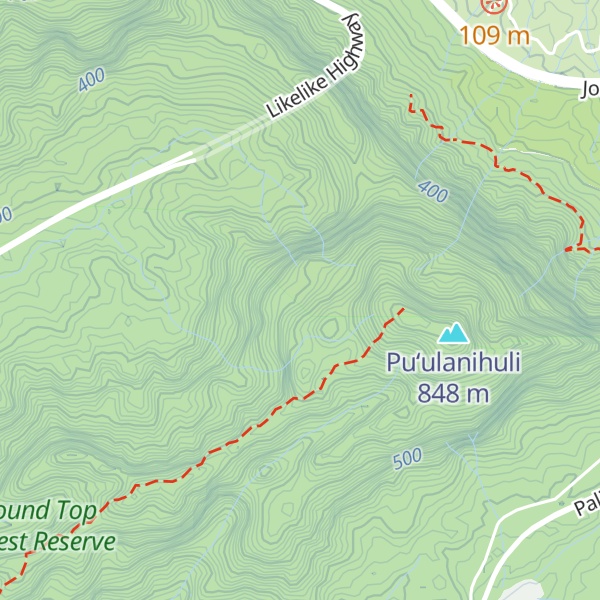 Map of Puʻunukohe