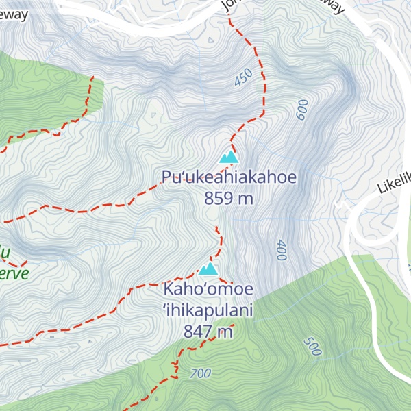 Map of Maunakapu