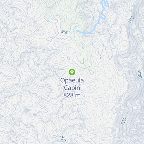 Map of Opaeula Cabin