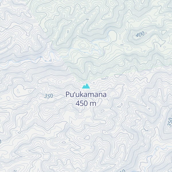 Map of Puʻukamana
