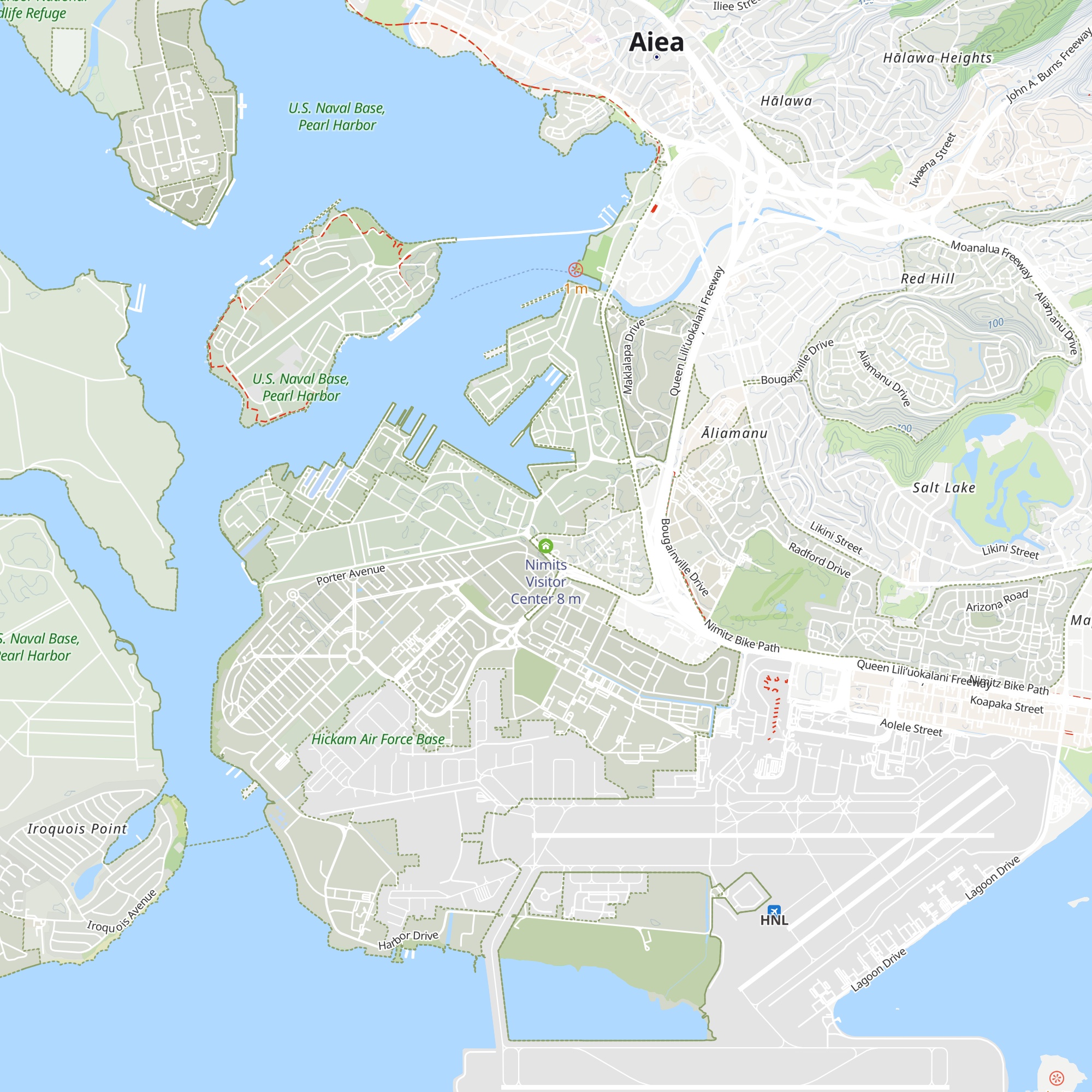 Nimits Visitor Center map