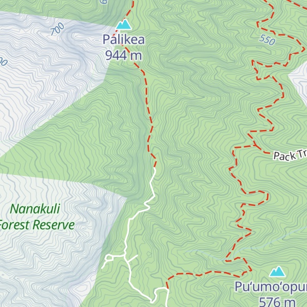 Map of Maunakapu