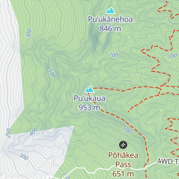 Map of Puʻukaua