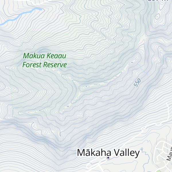 Map of Puʻukeaʻau