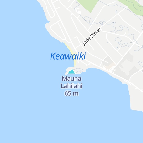 Map of Mauna Lahilahi