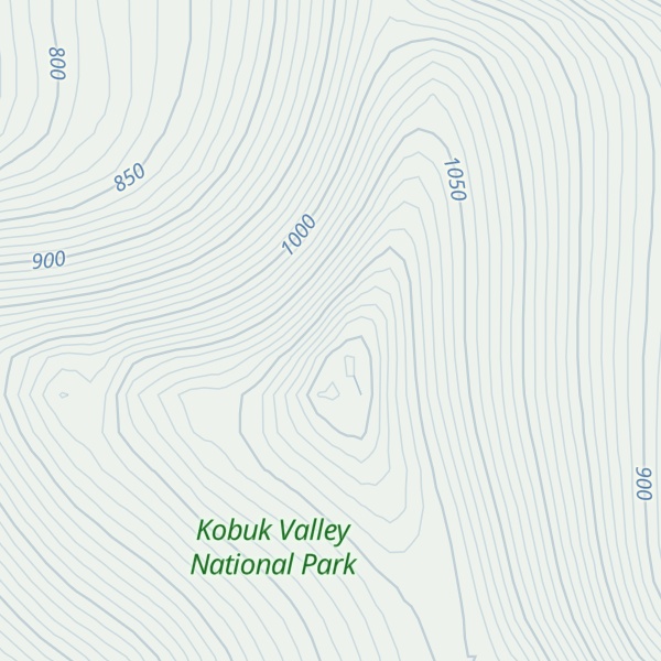 Map of Akiak Mountains