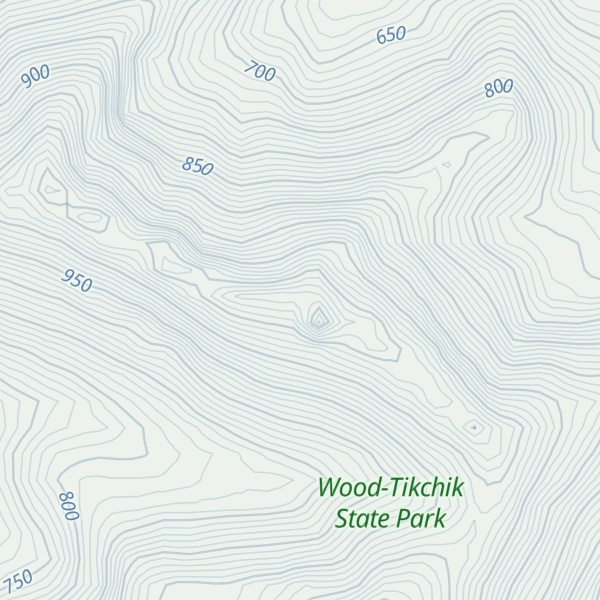 Map of Nishlik Peak