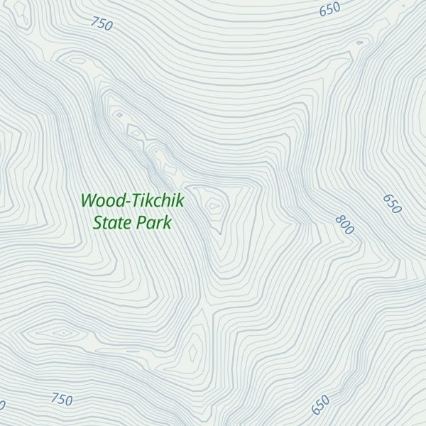Map of Akuluktok Peak