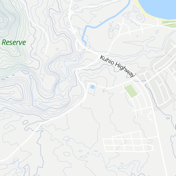 Map of Puu Alanakau