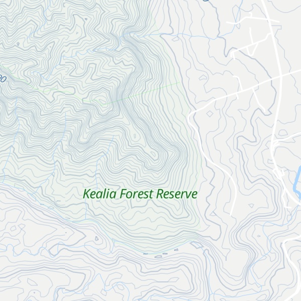 Map of Hokualele