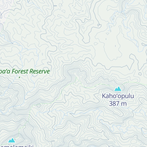 Map of Puu Keakea