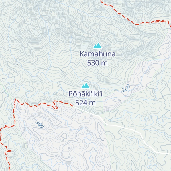 Map of Pōhākiʻikiʻi