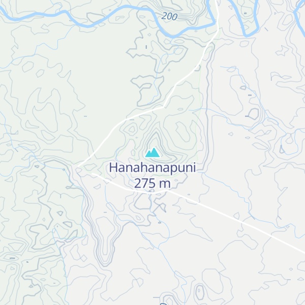 Map of Hanahanapuni