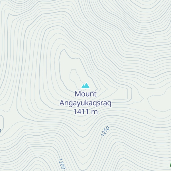 Map of Mount Angayukaqsraq