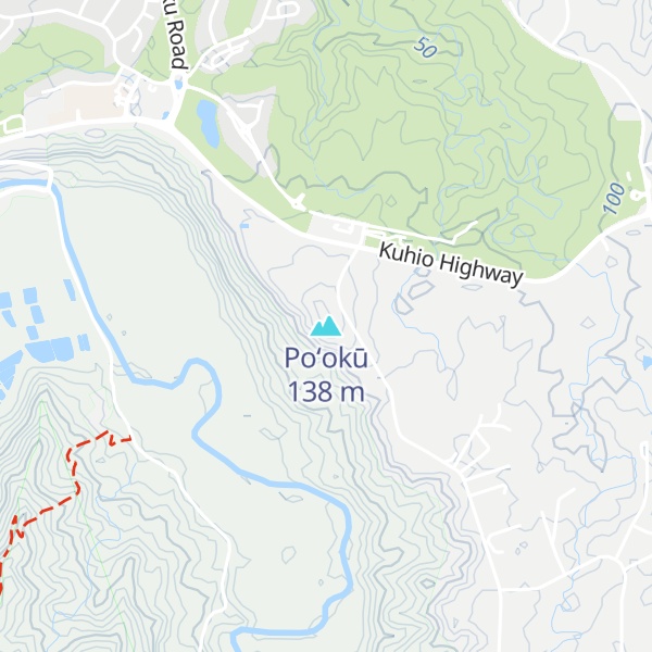 Map of Poʻokū