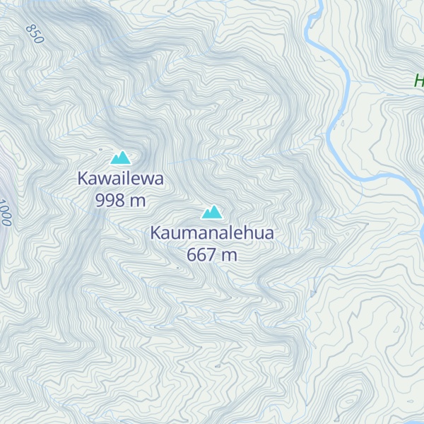Map of Kaumanalehua