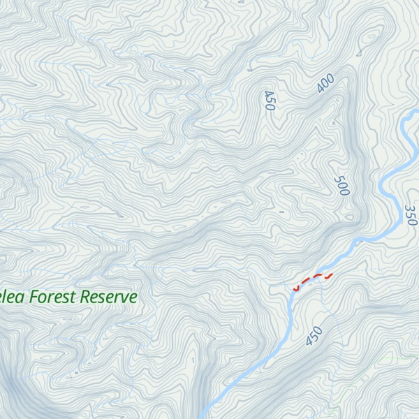 Map of Keanaʻāwī Ridge