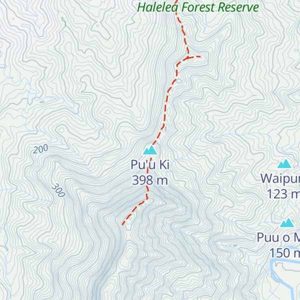 Map of Pu'u Ki