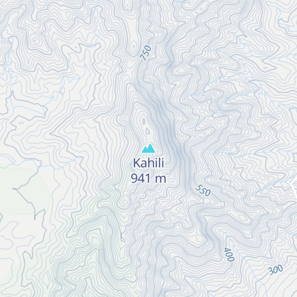Map of Kahili