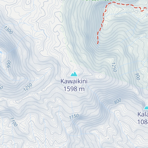 Map of Kawaikini