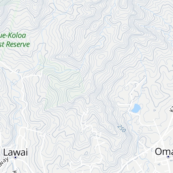 Map of Kahuamoa