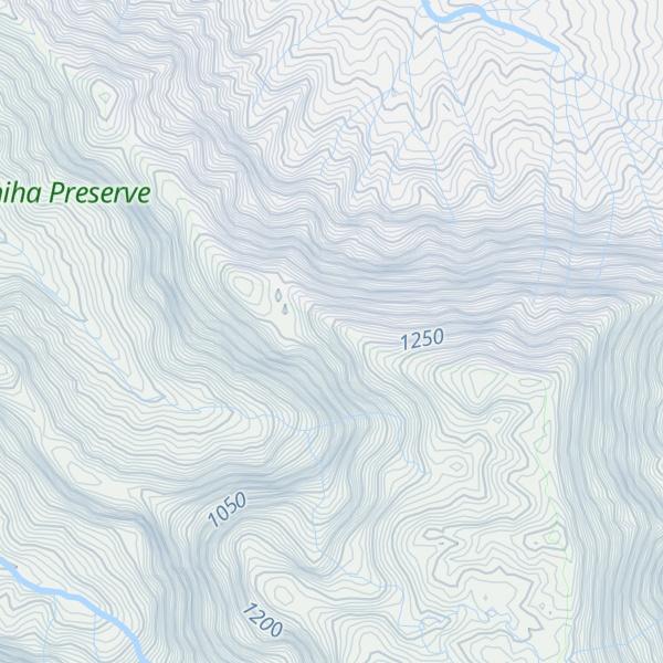 Map of Mahinakēhau Ridge