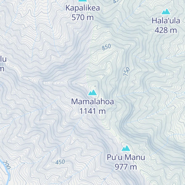 Map of Mamalahoa