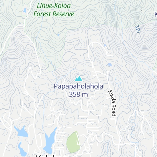 Map of Papapaholahola