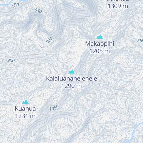 Map of Kalaluanahelehele