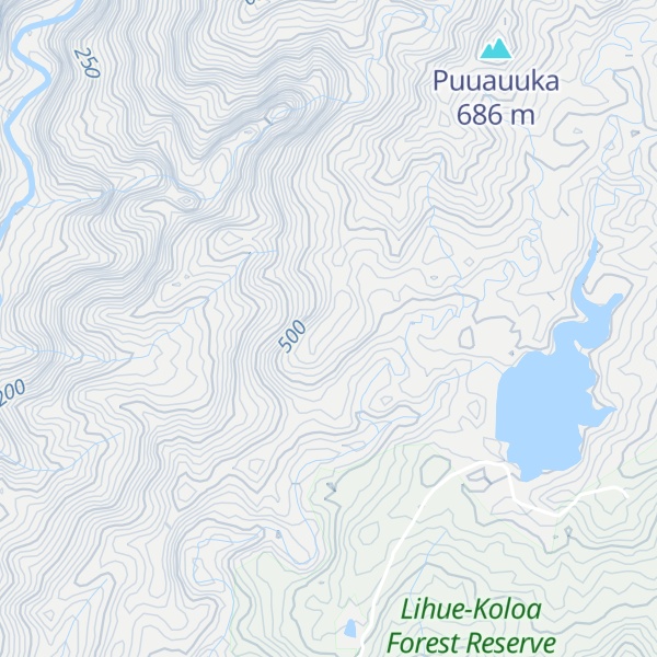 Map of Puʻuʻaukai