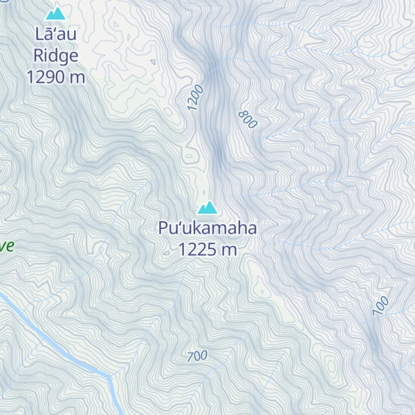 Map of Puʻukamaha