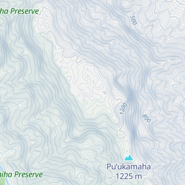 Map of La'au Ridge